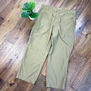 COLUMBIA 34 L mens hiking pants cargo tan outdoor khaki slacks